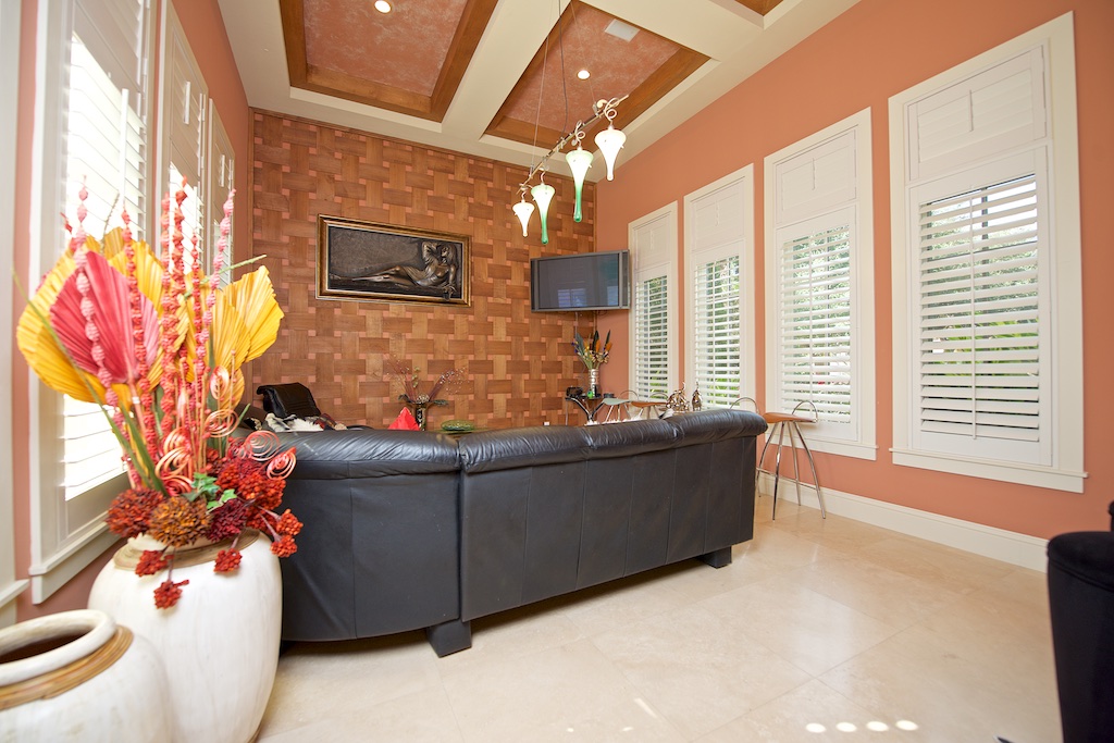 Lake Butler Sound Modern Home with Courtyard Pool Masters Realty